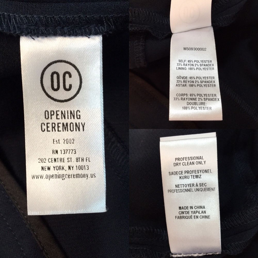 NWT Opening Ceremony Loren Cropped Flare Pants - Picture 10 of 10